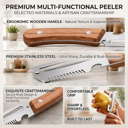 3-in-1 Vegetable Peeling Knife