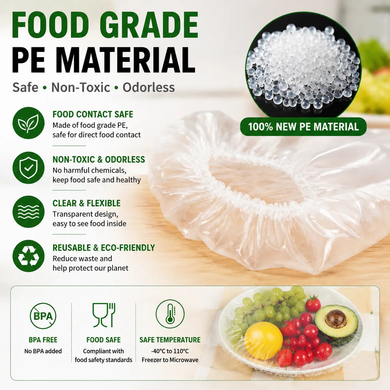 Tummilo disposable stretch food covers product image 2